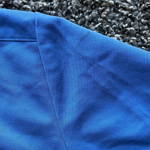 Figs Scrub Top Womens Medium Blue w/Pockets Scrubs - Picture 6 of 7